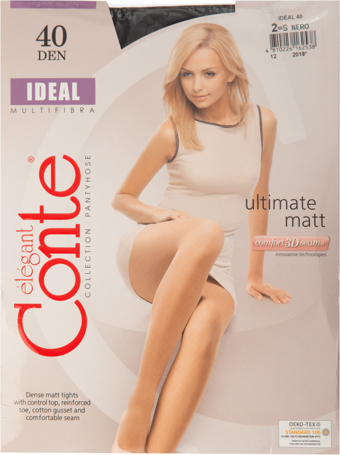 

Колготки женские CONTE Elegant Ideal 40 den nero 2, Арт. 16С-30СП