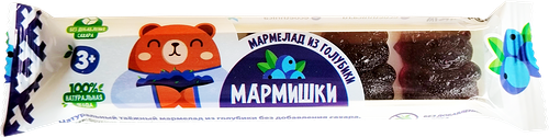Мармелад Мармишки из голубики, 60 г