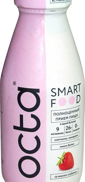 Напиток Octa питательный со вкусом клубники 2.5% 330мл