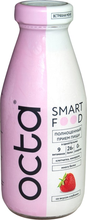 

Напиток молочный Octa Smart Food клубника 2.5% 330 мл