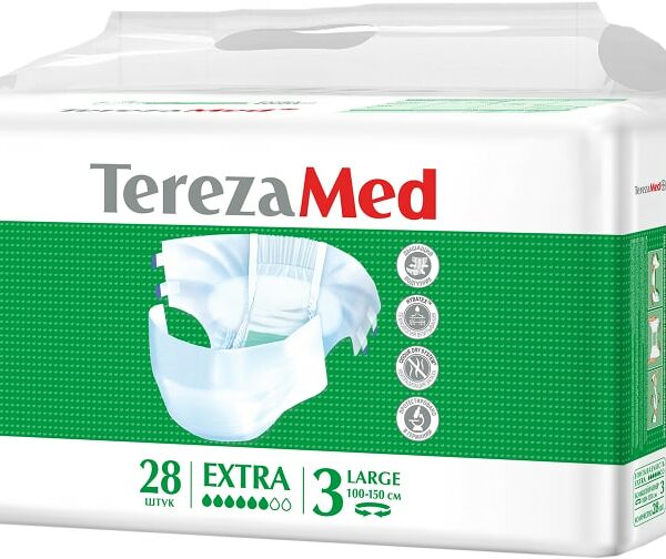 Подгузники TerezaMed Extra L для взрослых 28шт