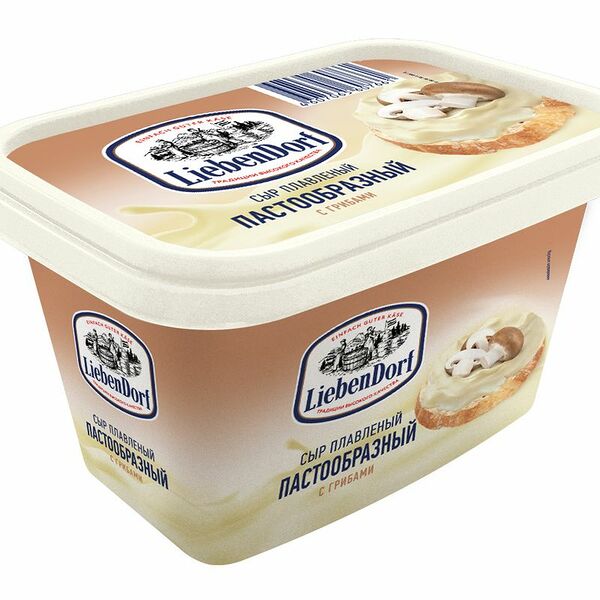 Сыр плавленый Liebendorf с грибами 55% 400г