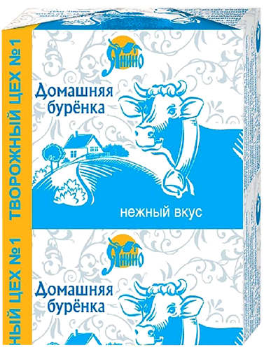 

Продукт творогосодержащий ДОМАШНЯЯ БУРЕНКА 5%, 180г