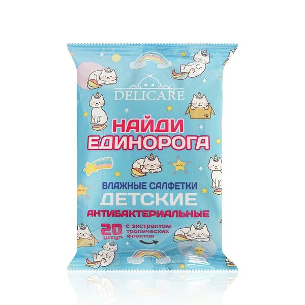 Детские влажные салфетки Delicare Baby 