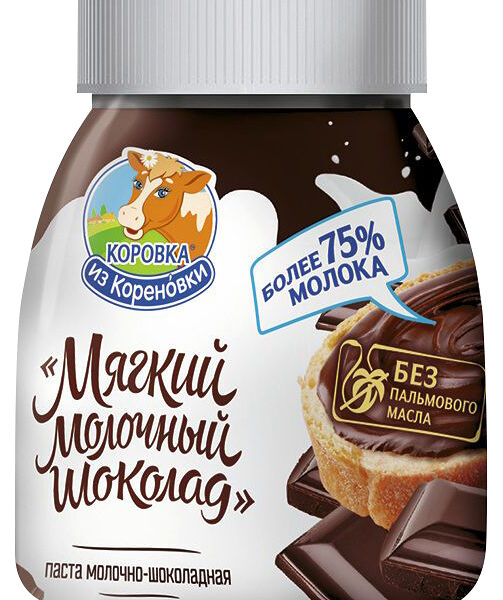 Паста Коровка из Кореновки Мягкий молочный шоколад