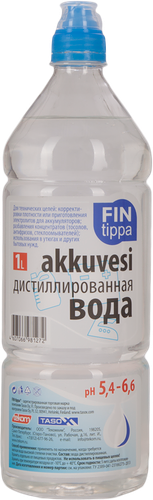Вода дистиллированная Fin Tippa 1 л