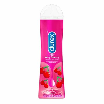 Оральная смазка Durex Play на глицериновой основе сочная вишня 50 мл