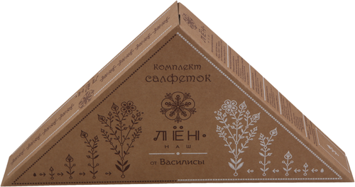 

Комплект салфеток Василиса красный оверлок 45х45 см