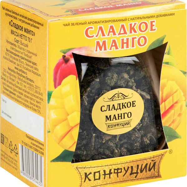 Чай зелёный Конфуций Сладкое манго