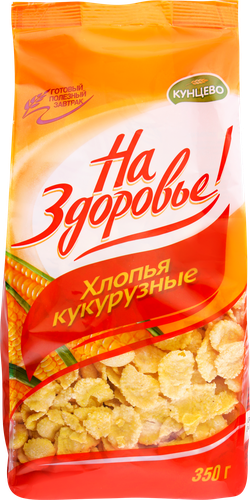 

Хлопья кукурузные На Здоровье глазированные м/у 350 г