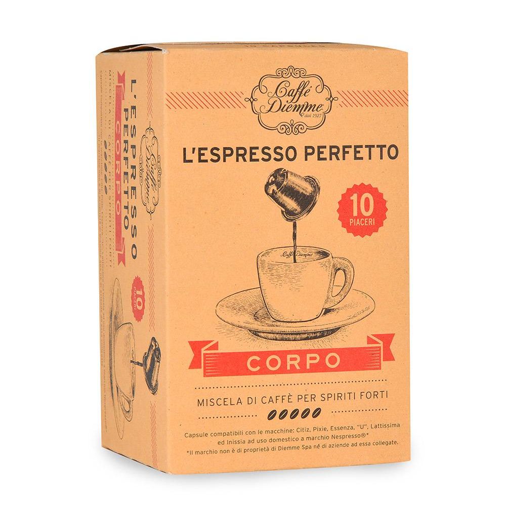 Кофе в капсулах Caffe Diemme L'espresso Perfetto Corpo, 10 шт.