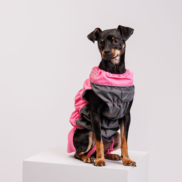 Жилетка с мембраной и подкладкой, спина: 32 см, грудь: 55 см, розовый (девочка)