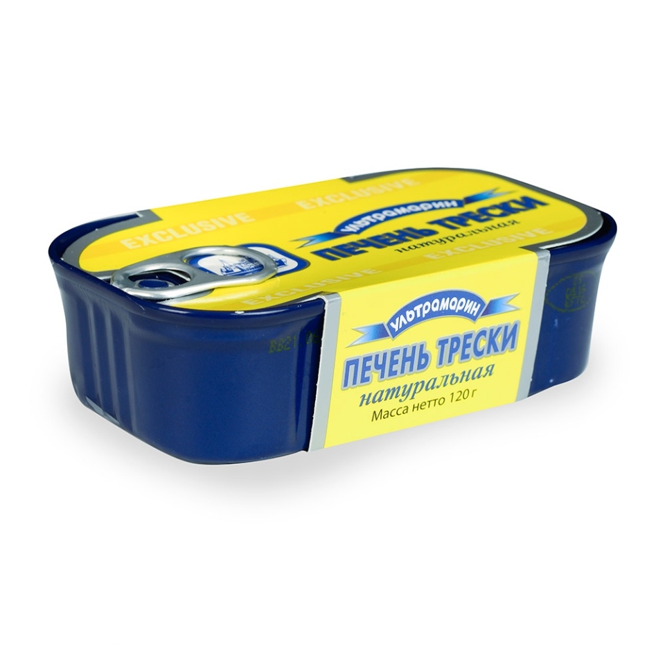 

Печень трески Ультрамарин натуральная 120 г