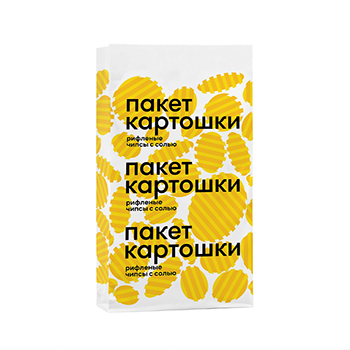 

Чипсы картофельные рифленые Пакет картошки с солью 100г Россия