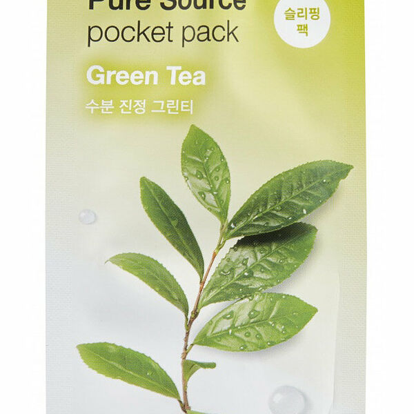 Маска для лица Missha Pure Source Pocket Pack Зеленый чай 10 мл