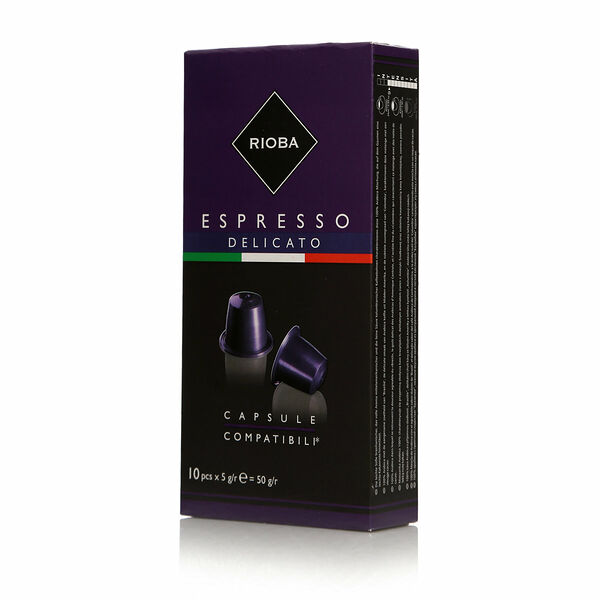 Капсулы для кофе-машины Espresso delicato 10 шт ТМ Rioba (Риоба)