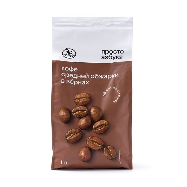 Кофейная смесь в зернах «Просто Азбука» Everyday Blend 1кг, Россия