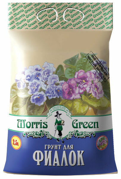 Грунт для фиалок 2,5 л ТМ Morris Green (Моррис Грин)