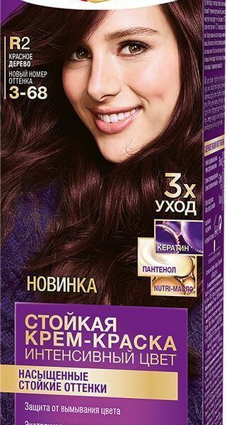 Крем-краска для волос Palette красное дерево R2 (3-68) 110мл