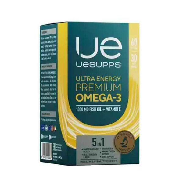 UESUPPS Ultra Energy Premium Omega-3 капсулы 60 шт