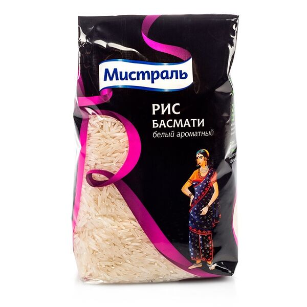 Рис Мистраль Басмати белый длиннозерный