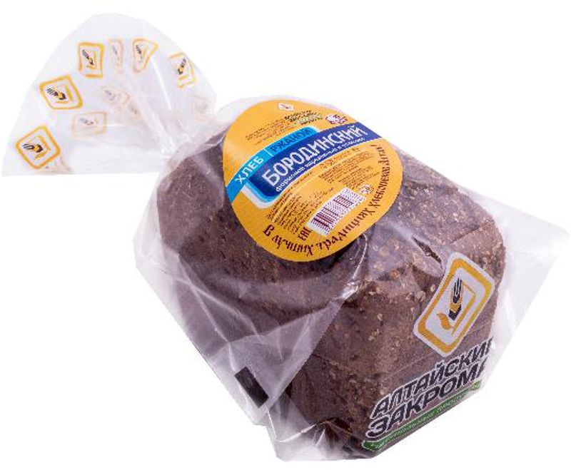 

Хлеб Алтайские закрома Бородинский нарезанный 350 г