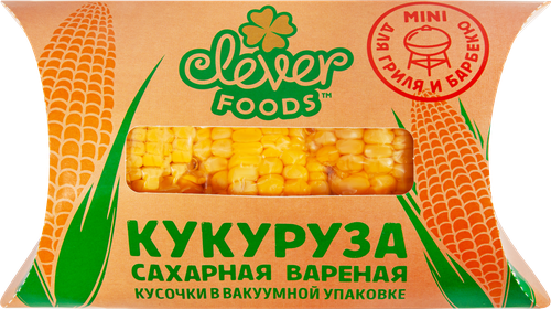 

Кукуруза Clever foods вареная, 240г