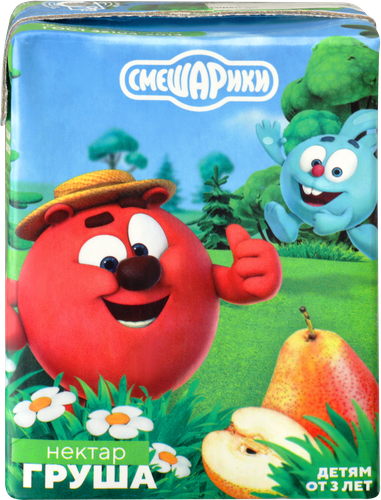 

Нектар Смешарики Груша с 3 лет 200 мл