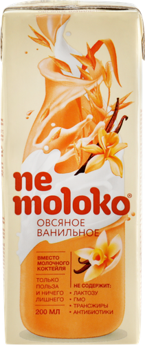 

Напиток овсяный Nemoloko Ваниль 200 мл