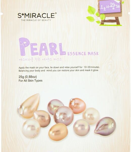 Маска для лица S+miracle Pearl Essence Mask Жемчуг 25г