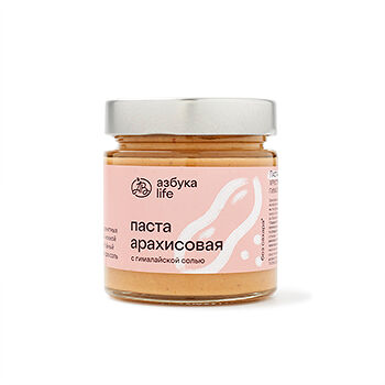 Паста арахисовая с гималайской солью, «Азбука Life», 200 г