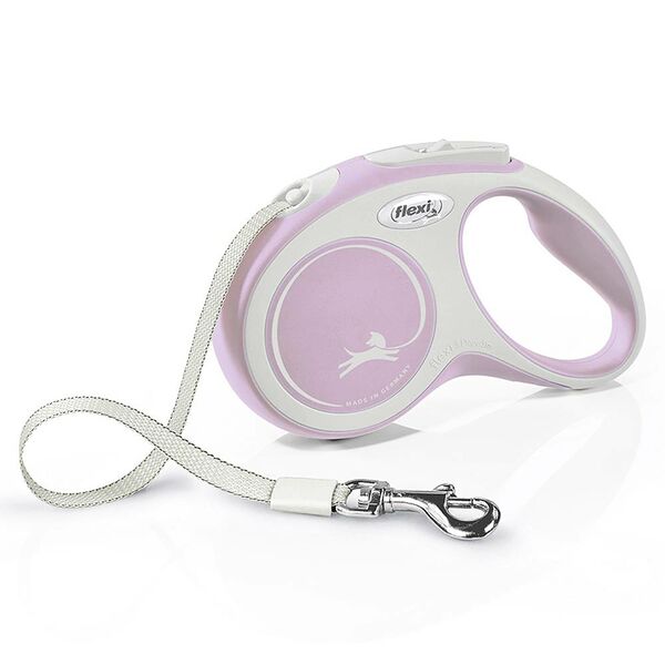 Flexi рулетка New Line Comfort S до 15 кг (5 м лента) Розовый