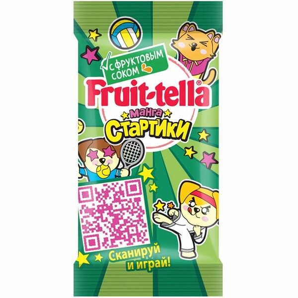 Жевательный мармелад Fruit-tella Манга Стартики