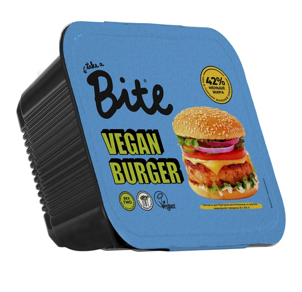 

Растительные котлеты Take a Bite для бургеров 840 г