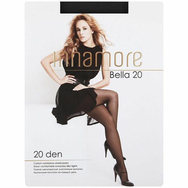 Колготки женские Иннаморе Белла 20д черные р. 4