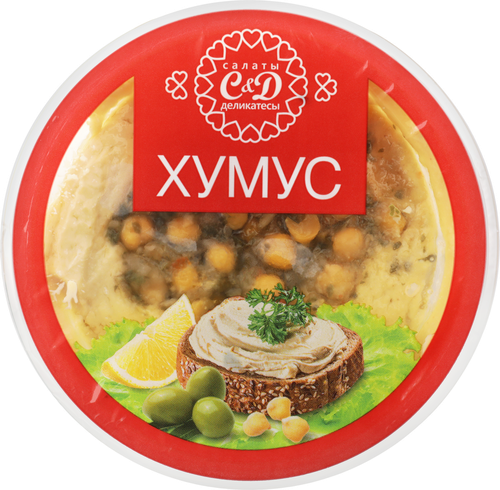 

Хумус Салаты и Деликатесы Абу Гош с жареным зеленым перцем и чесноком, 200 г