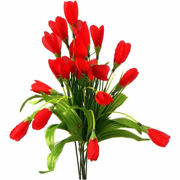 Крокусы искусственные 37см Маркет, цвет в ассортименте, 1шт