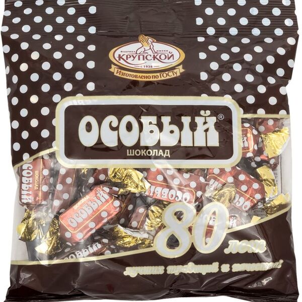 Конфеты КФ Крупской Особый шоколад тёмный, 200г