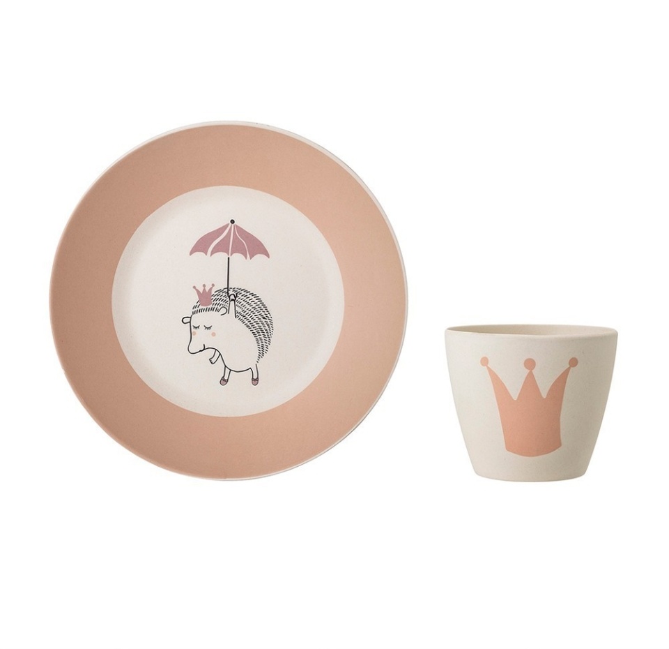 

Набор бамбуковой посуды Bloomingville Princess для детей 2 предмета