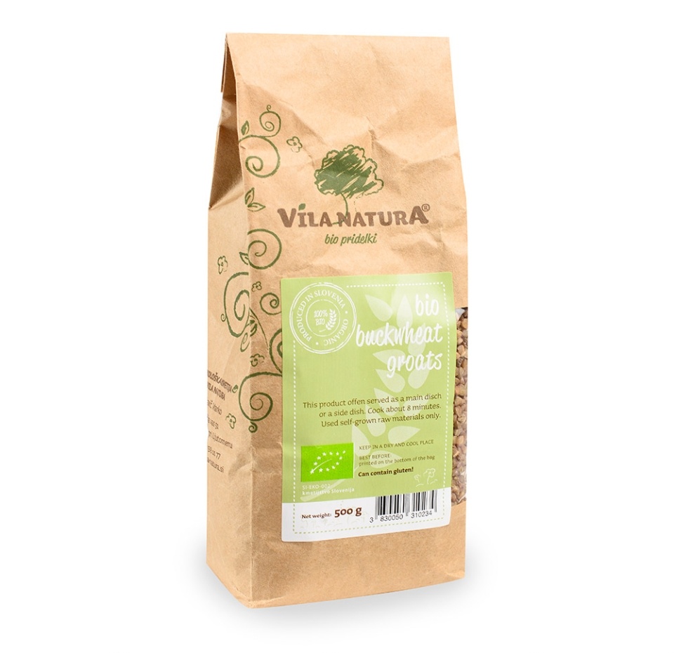

Крупа гречневая Vila Natura ядрица органическая 500 г