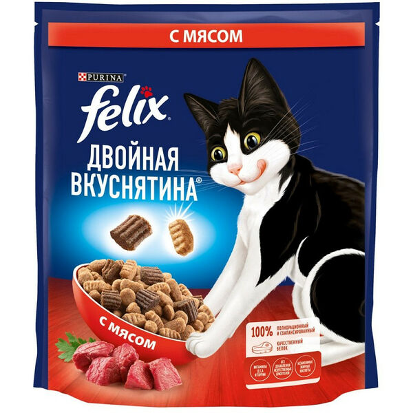 Felix Двойная вкуснятина для кошек Мясо