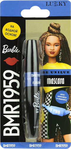 Тушь для ресниц LUKKY Barbie, силиконовая кисточка, 8мл