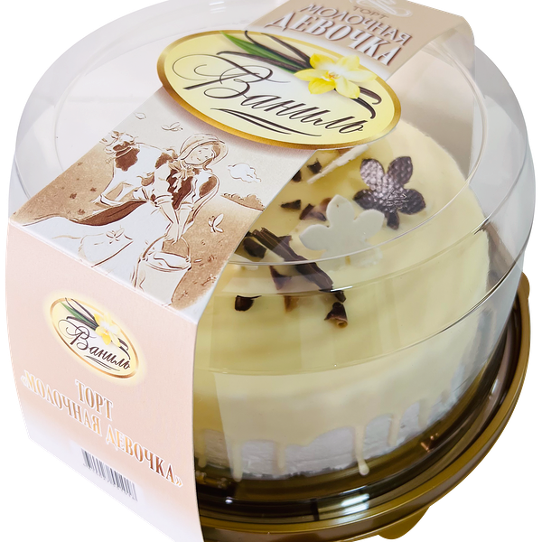 Торт ВАНИЛЬ Молочная девочка, 700г