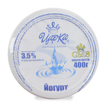 Йогурт Царка с наполнителем Персик-маракуйя 3,5%