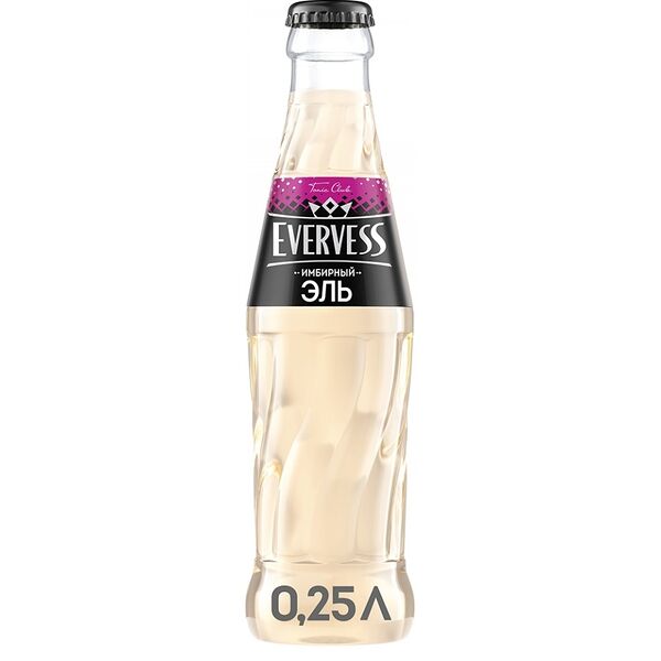Газированный напиток Имбирный Эль Эвервесс/Evervess, стекло