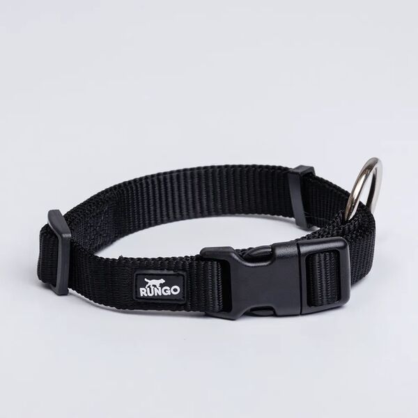 Ошейник нейлоновый для собак, 20 мм, 35-53 см, черный