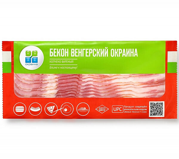 Бекон варёно-копчёный Окраина