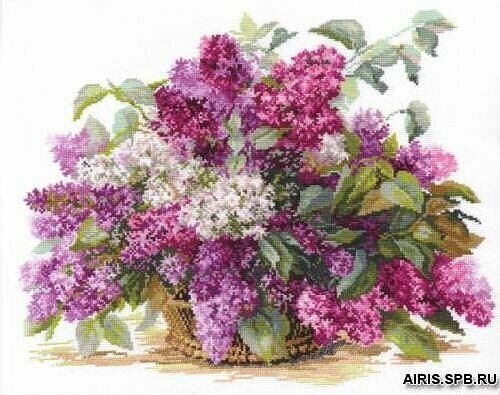 2-22 Набор для вышивания АЛИСА 'Сирень' 41*32см
