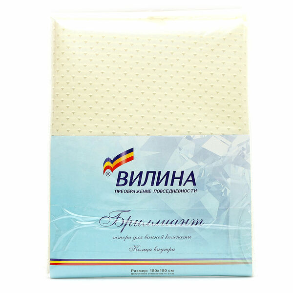 Штора для ванны Бриллант  180*180см ТМ Вилина