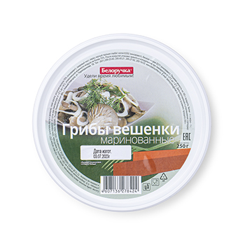 

Грибы вешенки маринованные Белоручка 250г, Россия